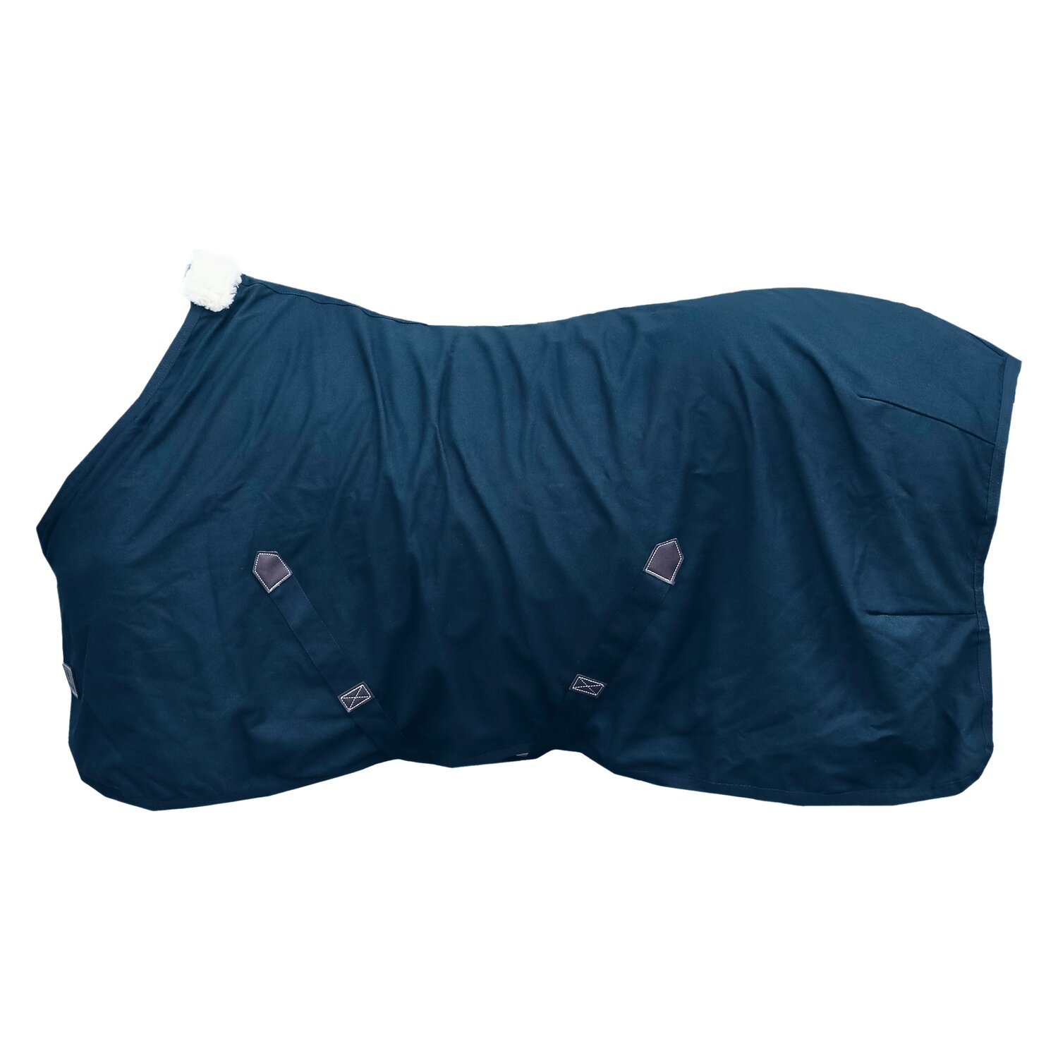 KENTUCKY Baumwolldecke Cotton Sheet - navy