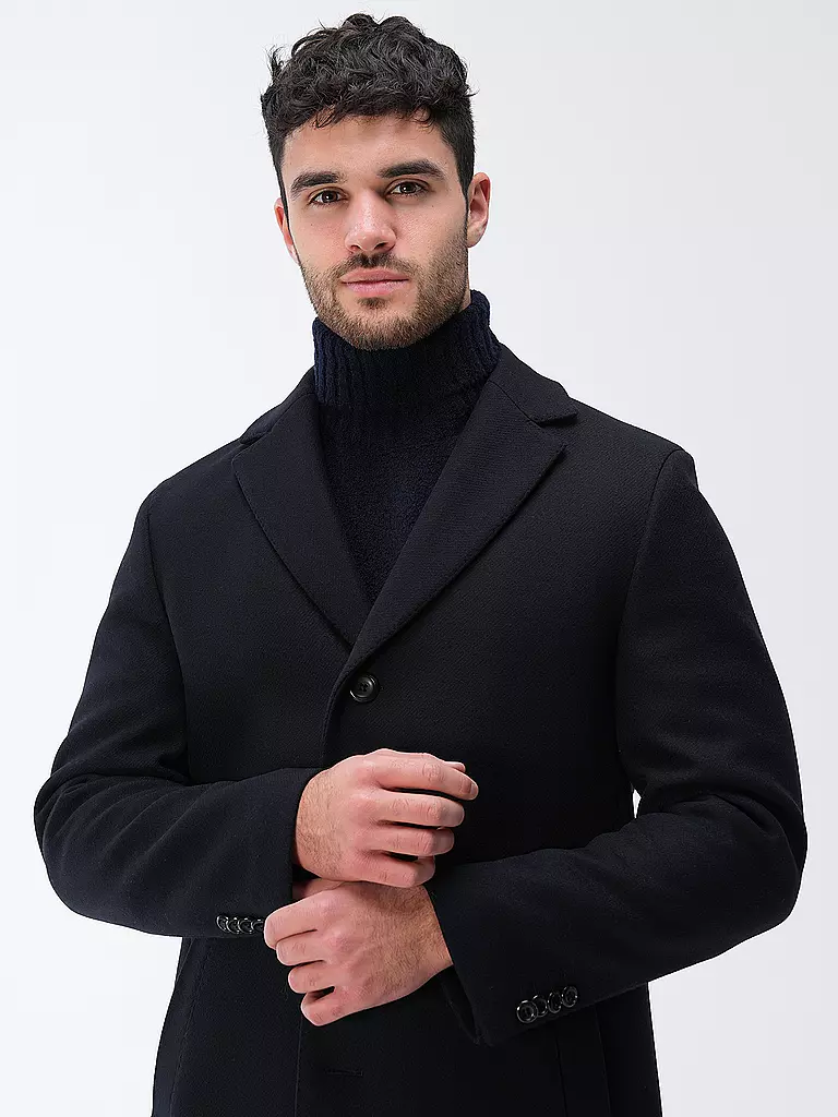 DRESSLER Wollmantel RUBEN dunkelblau