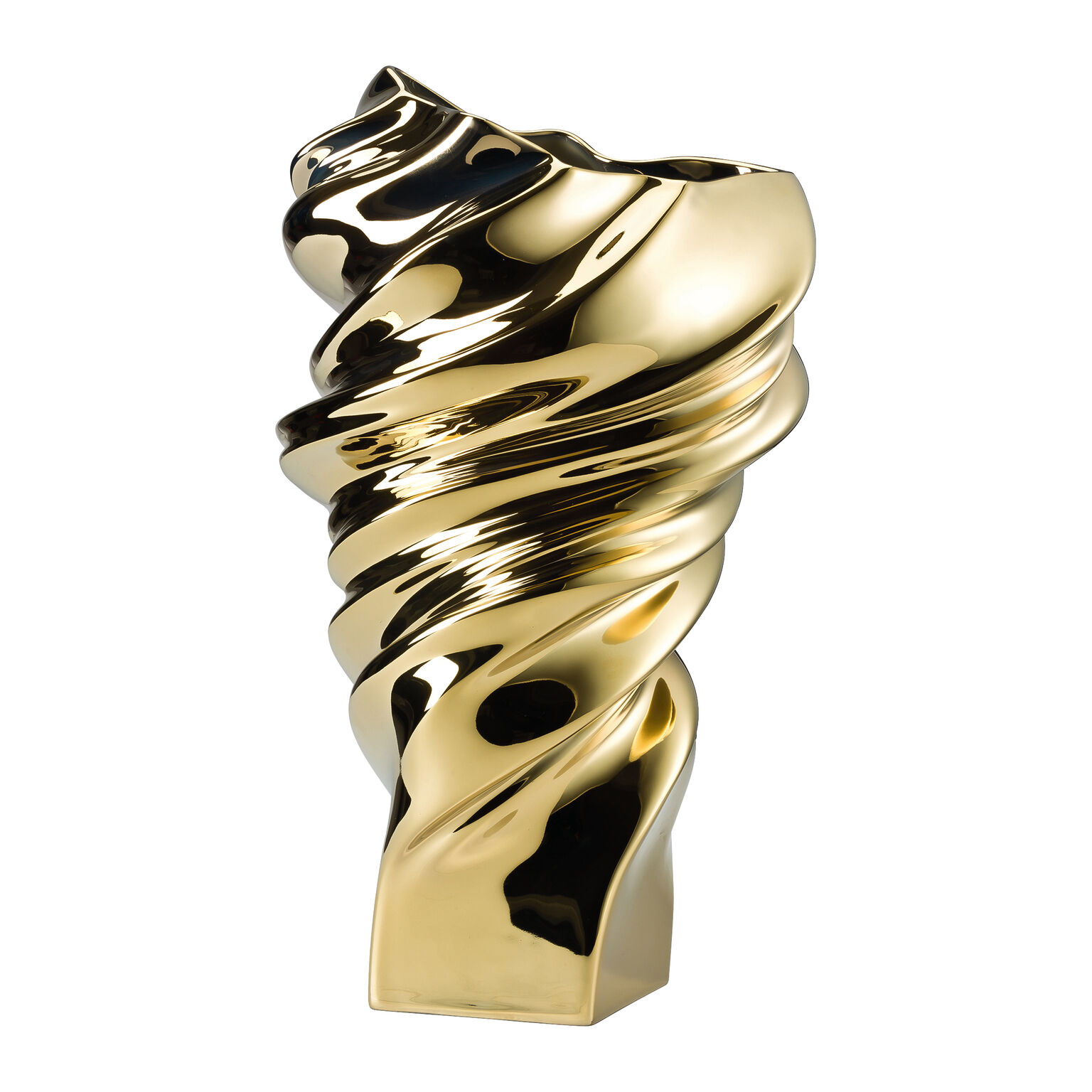 Squall Gold titanisiert Vase 32 cm