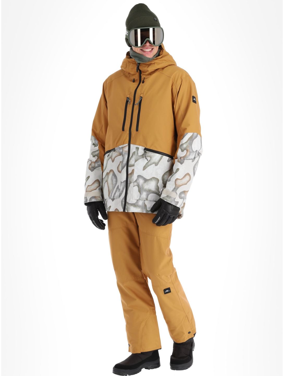 Texture ski-jas heren