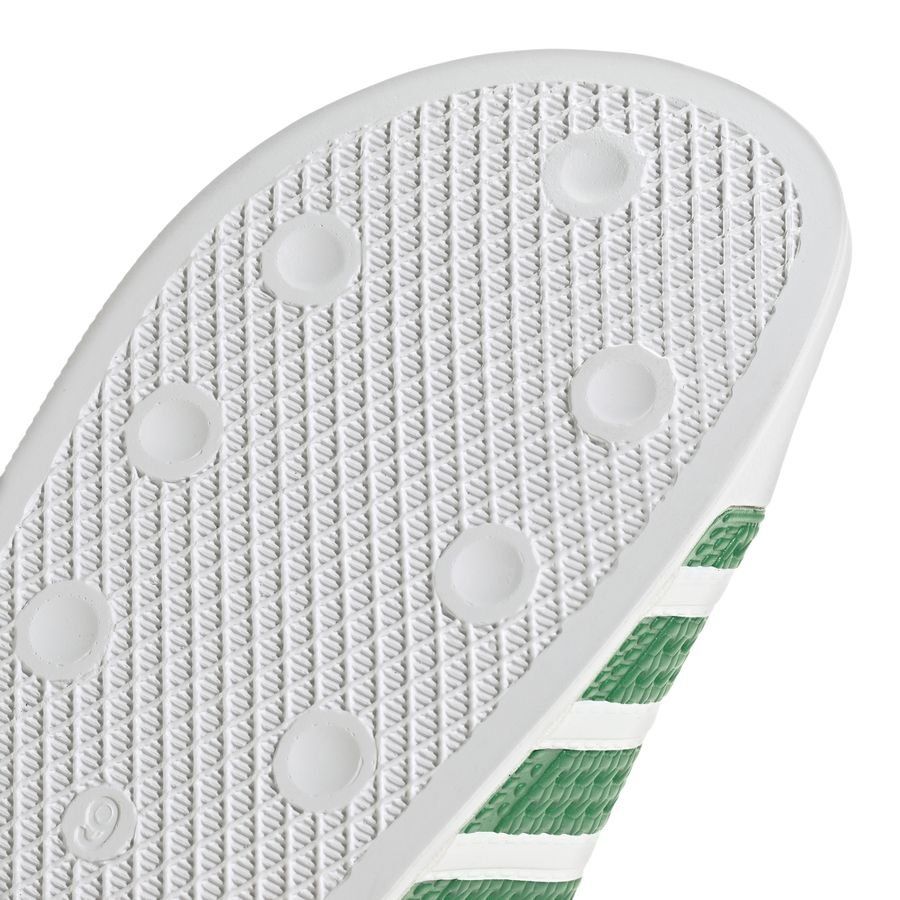 adidas Originals Claquettes adilette - Blanc/Vert