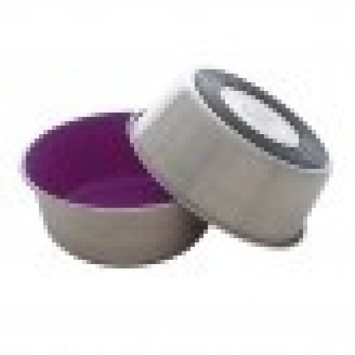 Comedouro antiderrapante Dogit em aço inoxidável, roxo
