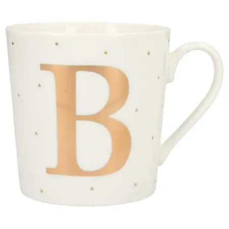 Depesche Porzellan Becher mit Buchstaben - B