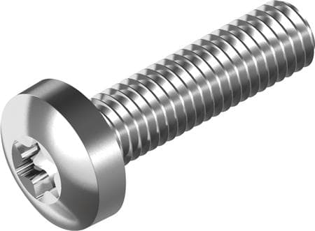WASI Maskinskrue M8x40 mm WS 9460 Lig DIN 7985, rustfri A4panhoved, TX-kærv TX30