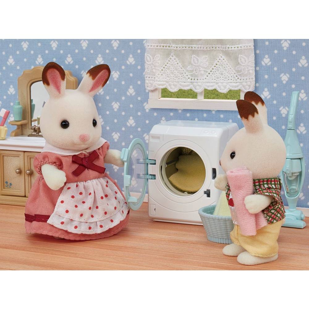 Sylvanian Families wasmachine en stofzuiger 5445