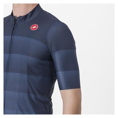 Maillot Manches Courtes Castelli Livelli Bleu