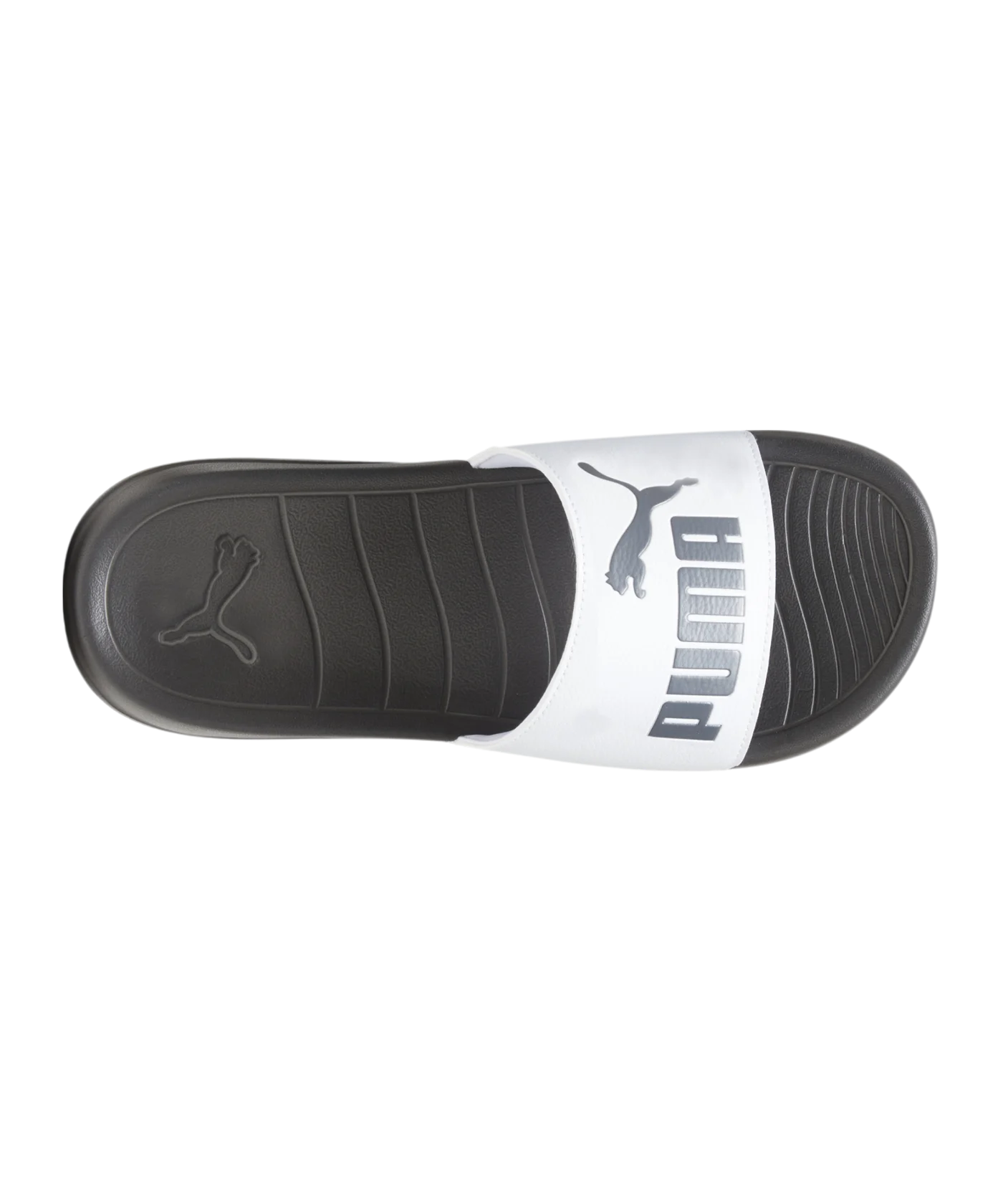 PUMA Popcat 20 Badelatsche Weiss Schwarz F36