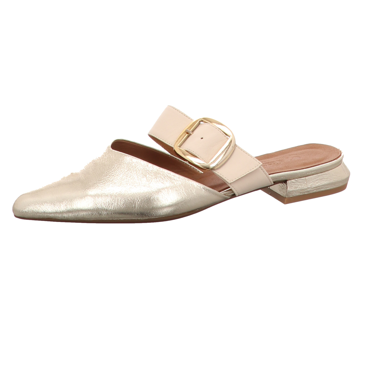 elbandi Pantolette gold gold/silber/bronce