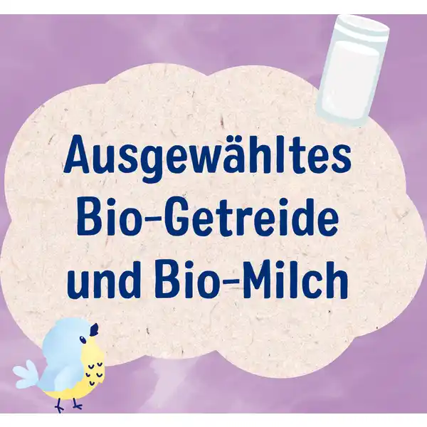 Bio Mango-Banane-Apfel mit Hafer & Milch
