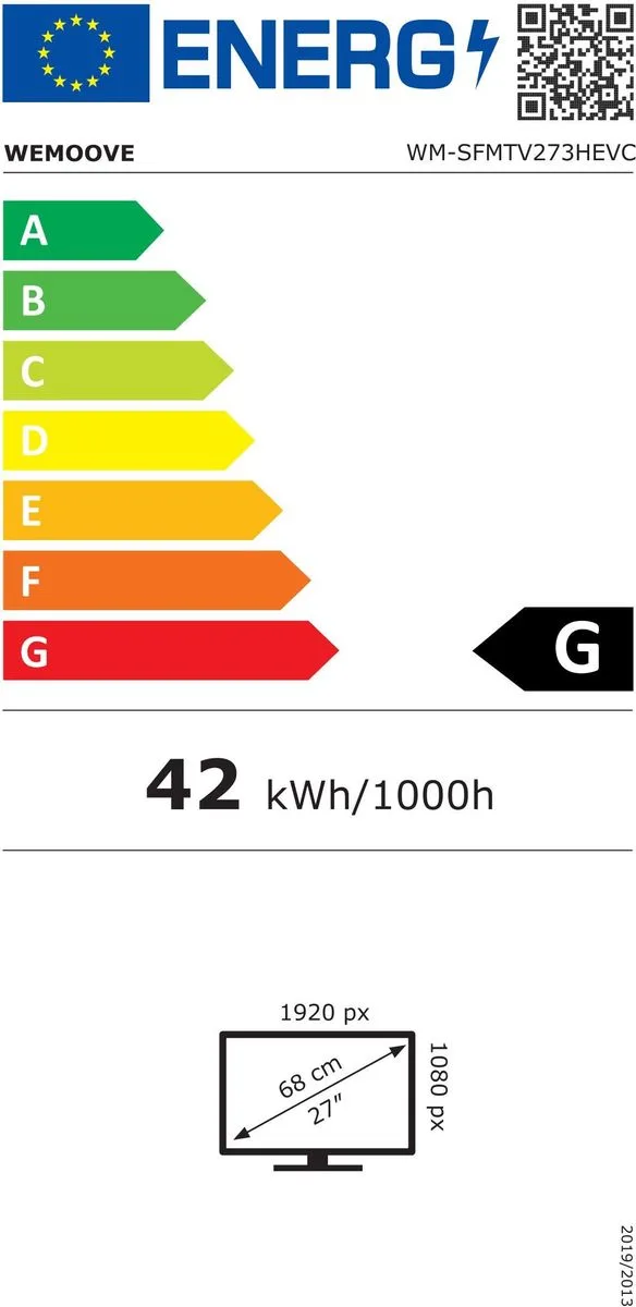 Wemoove WM-ISFMTV322HEVC TV LED