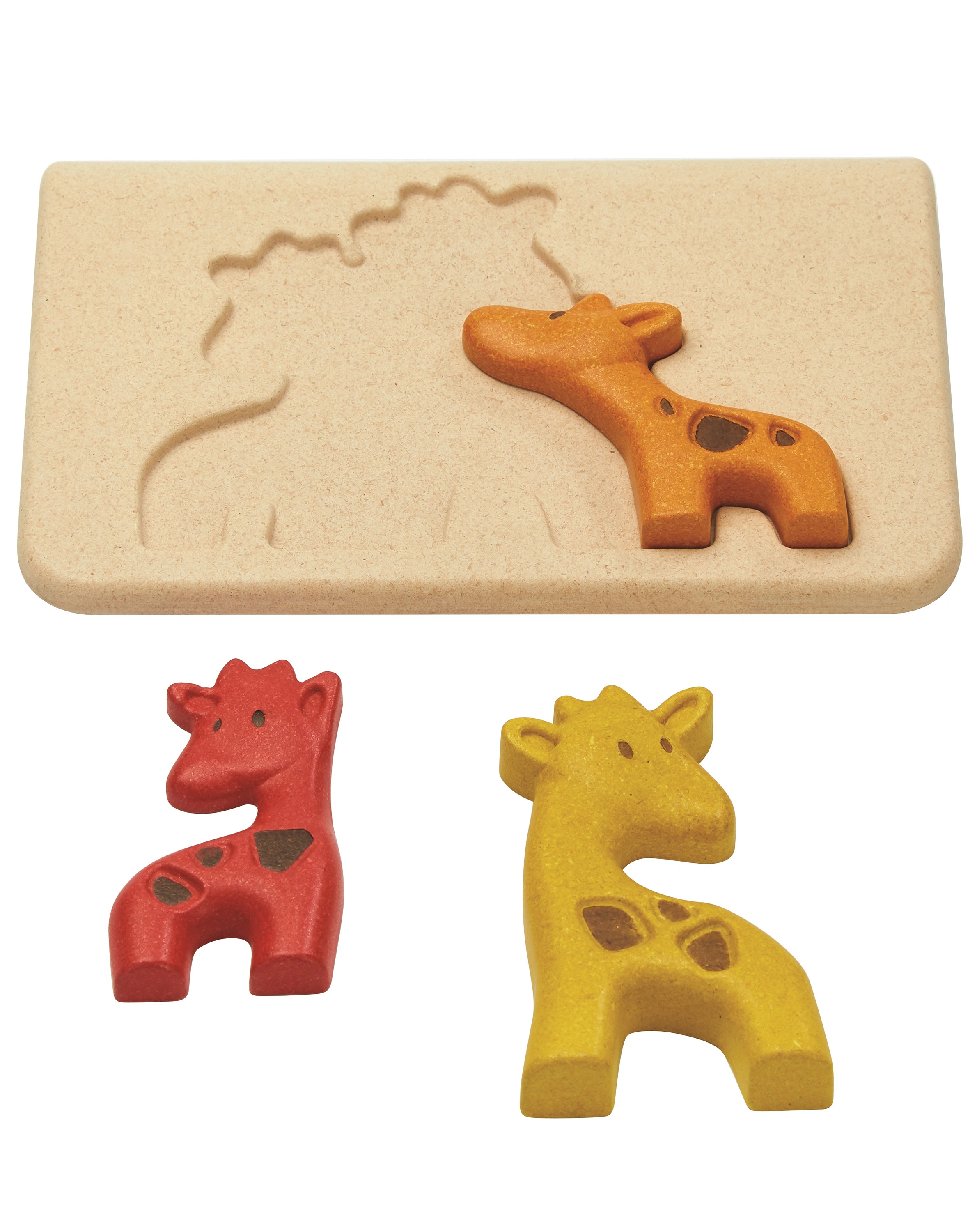 Holz-Puzzle GIRAFFEN 3-teilig