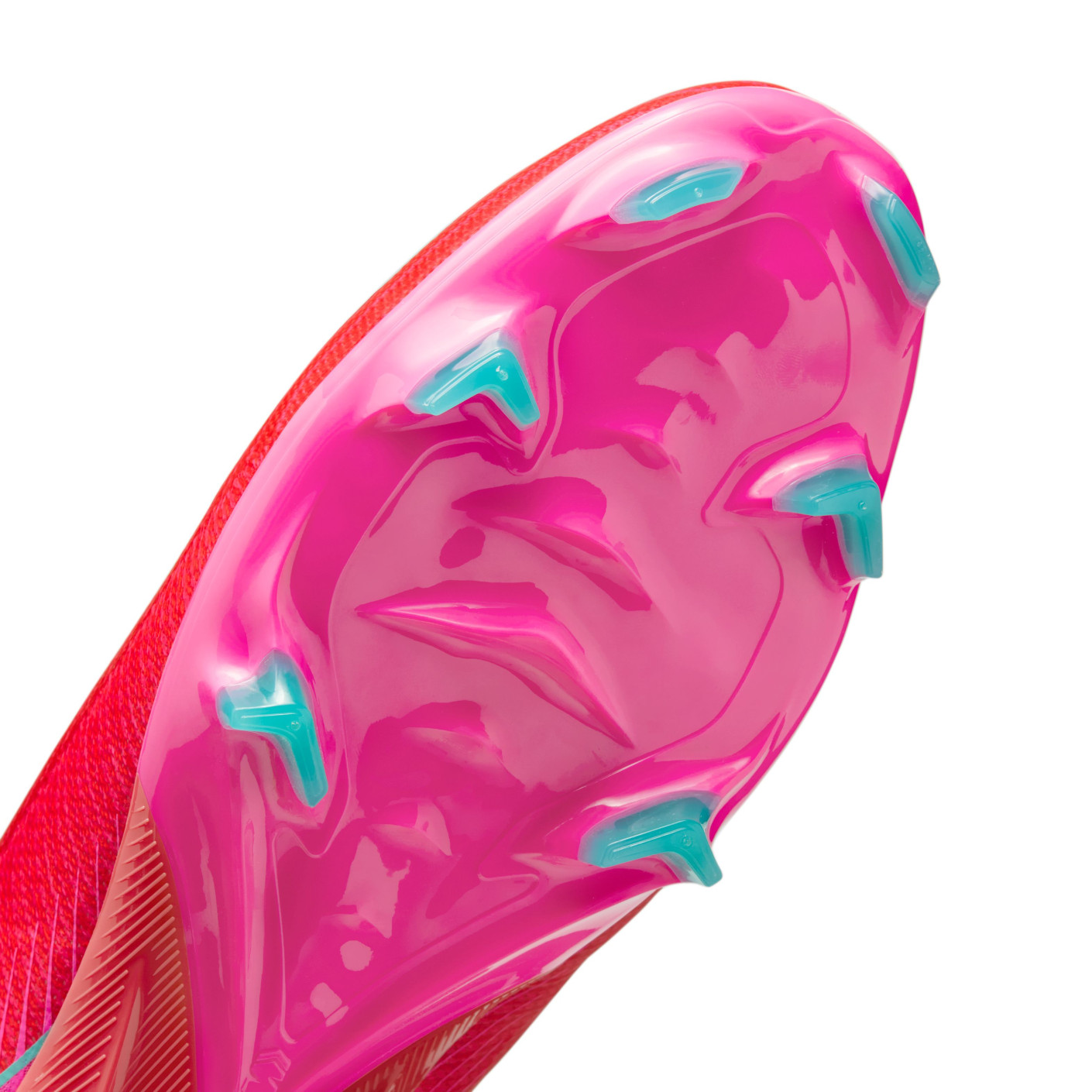 Nike Zoom Mercurial Vapor 16 Pro Gras Voetbalschoenen (FG) Rood Turquoise Roze