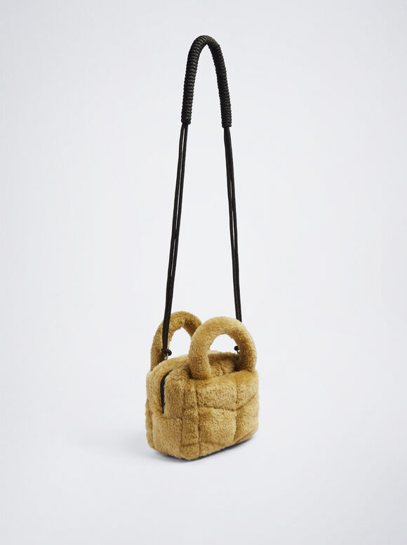 Bolsa transversal de pele sintética - Verde