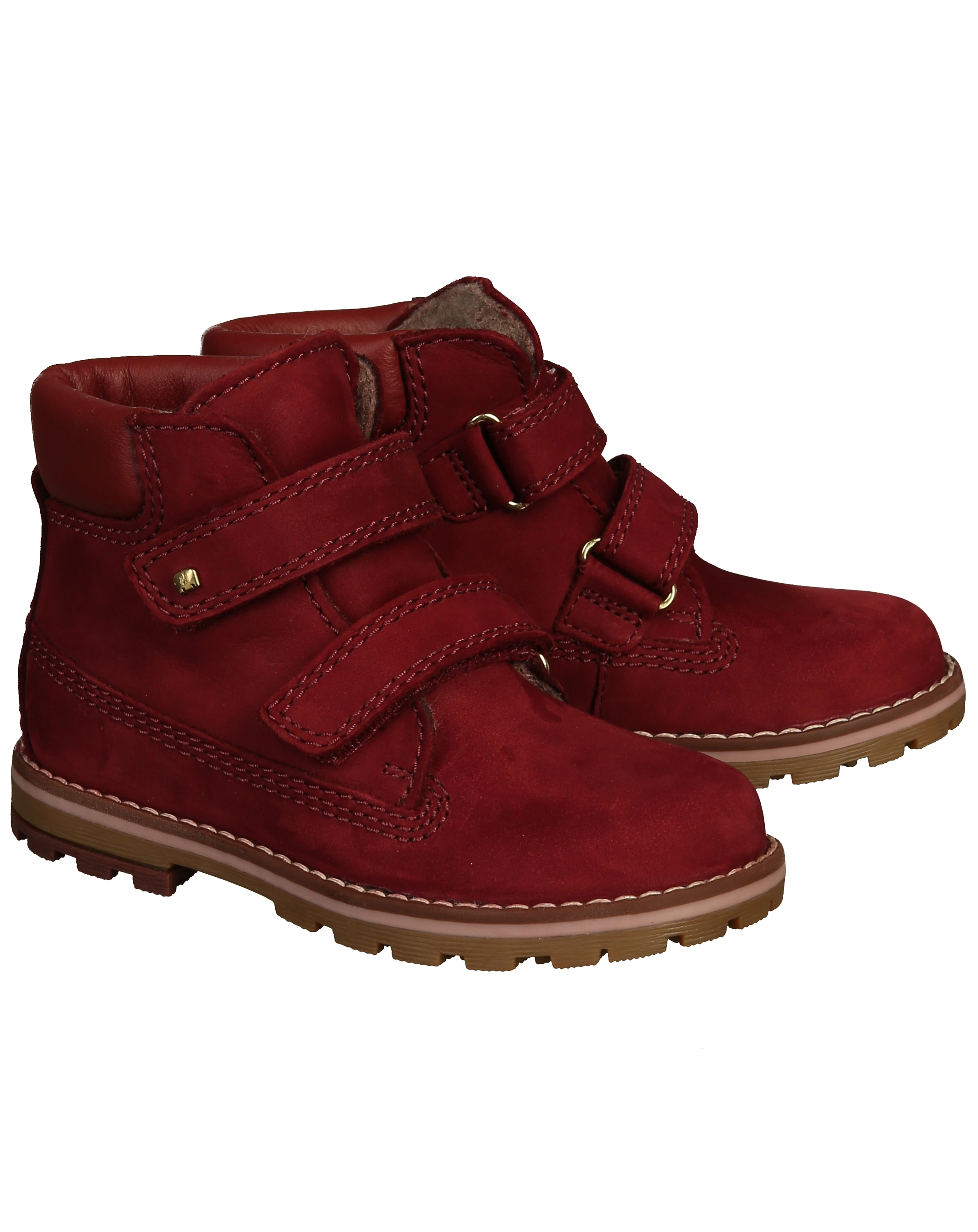 Leder-Klettstiefel BERG BOBO in burgundy/oriente