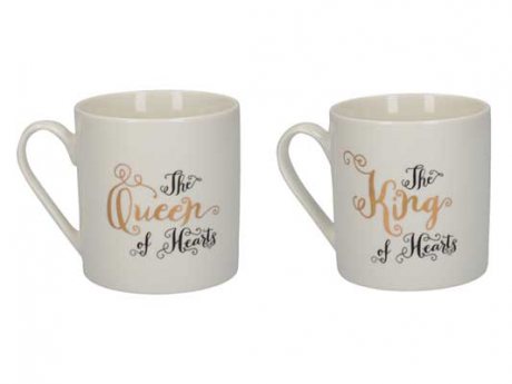 V&A His & Her Mug Set