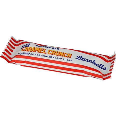 Proteinbar m. karamel og chokolade