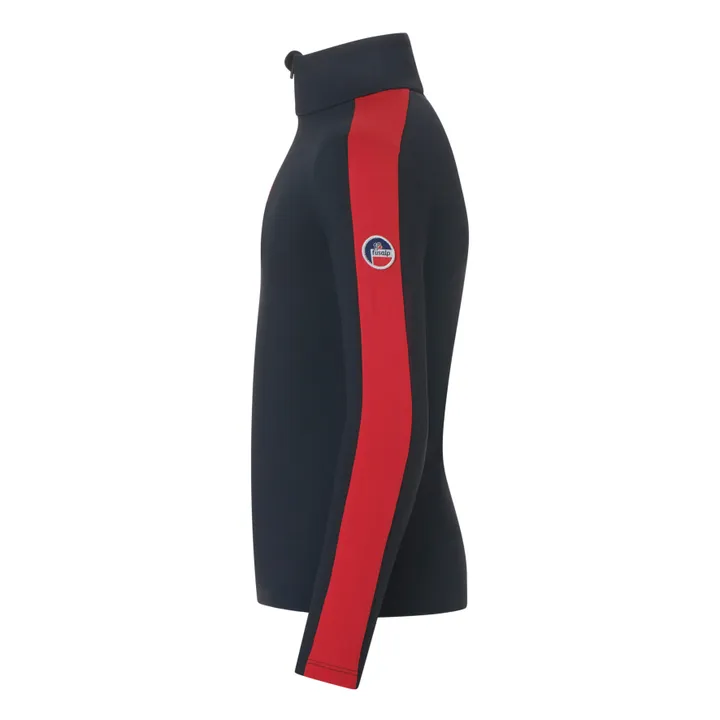 Fusalp Sous-pull Sinope | Bleu marine - Rouge