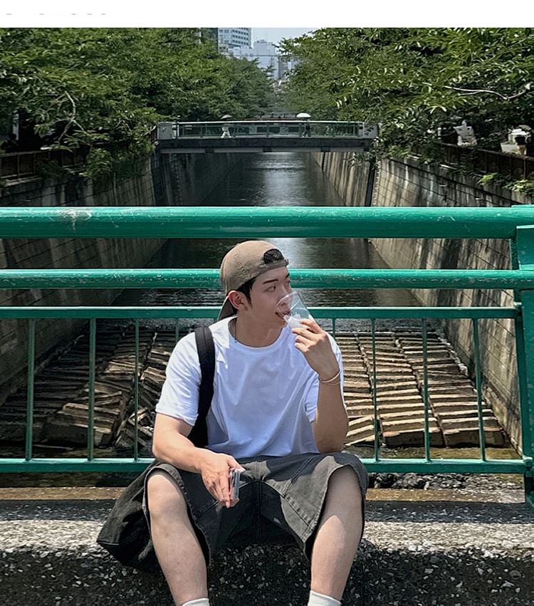 MRCYC - Mid Rise Washed Wide Leg Jorts