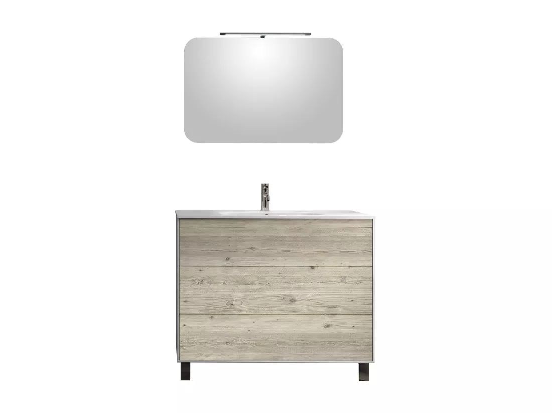 Ensemble de salle de bain 4 pièces IGEA pin arctique