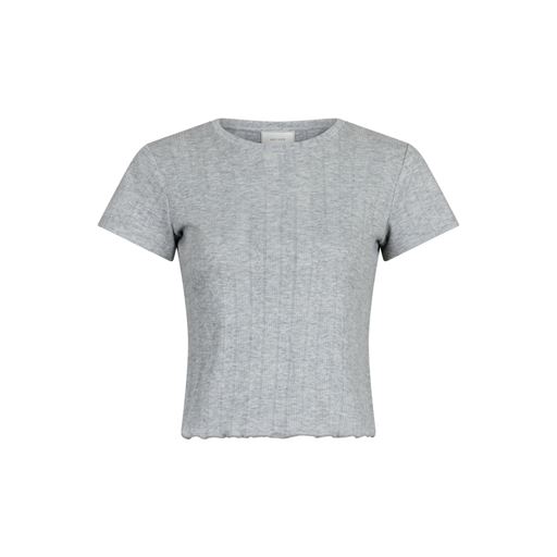 Neo Noir Lonnie Pointelle T-shirt, Light Grey, 40