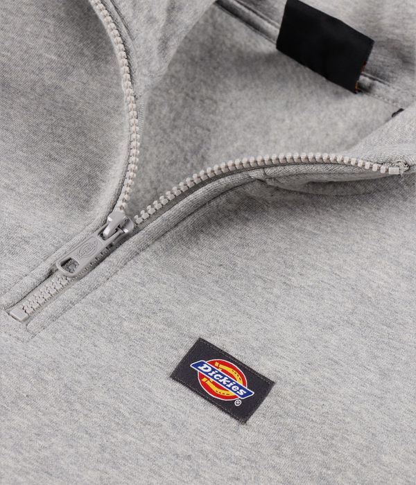 Dickies Oakport 1/4-Zip Sweatshirt (grey melange)