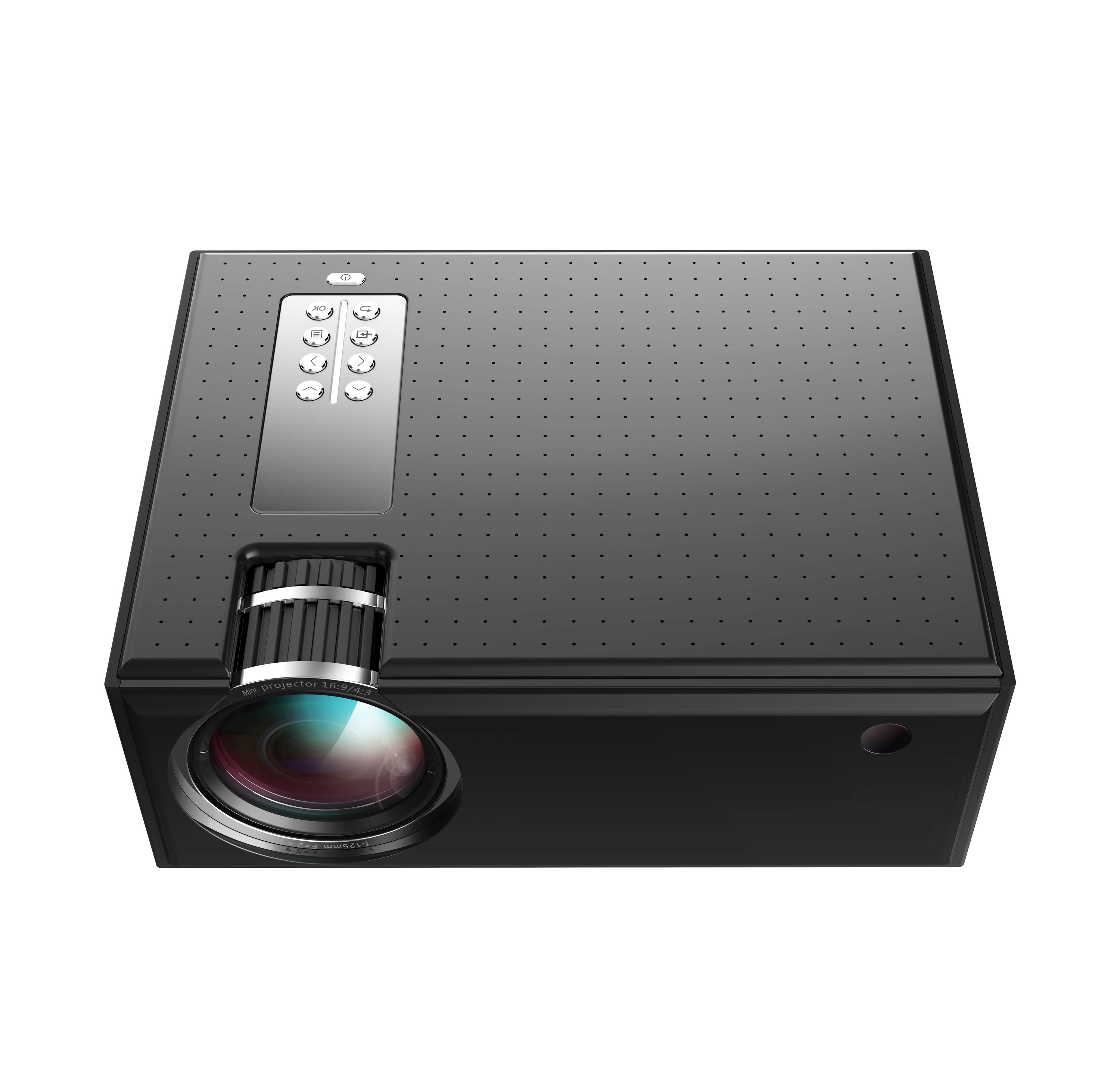 Beamer HD Projektor schwarz