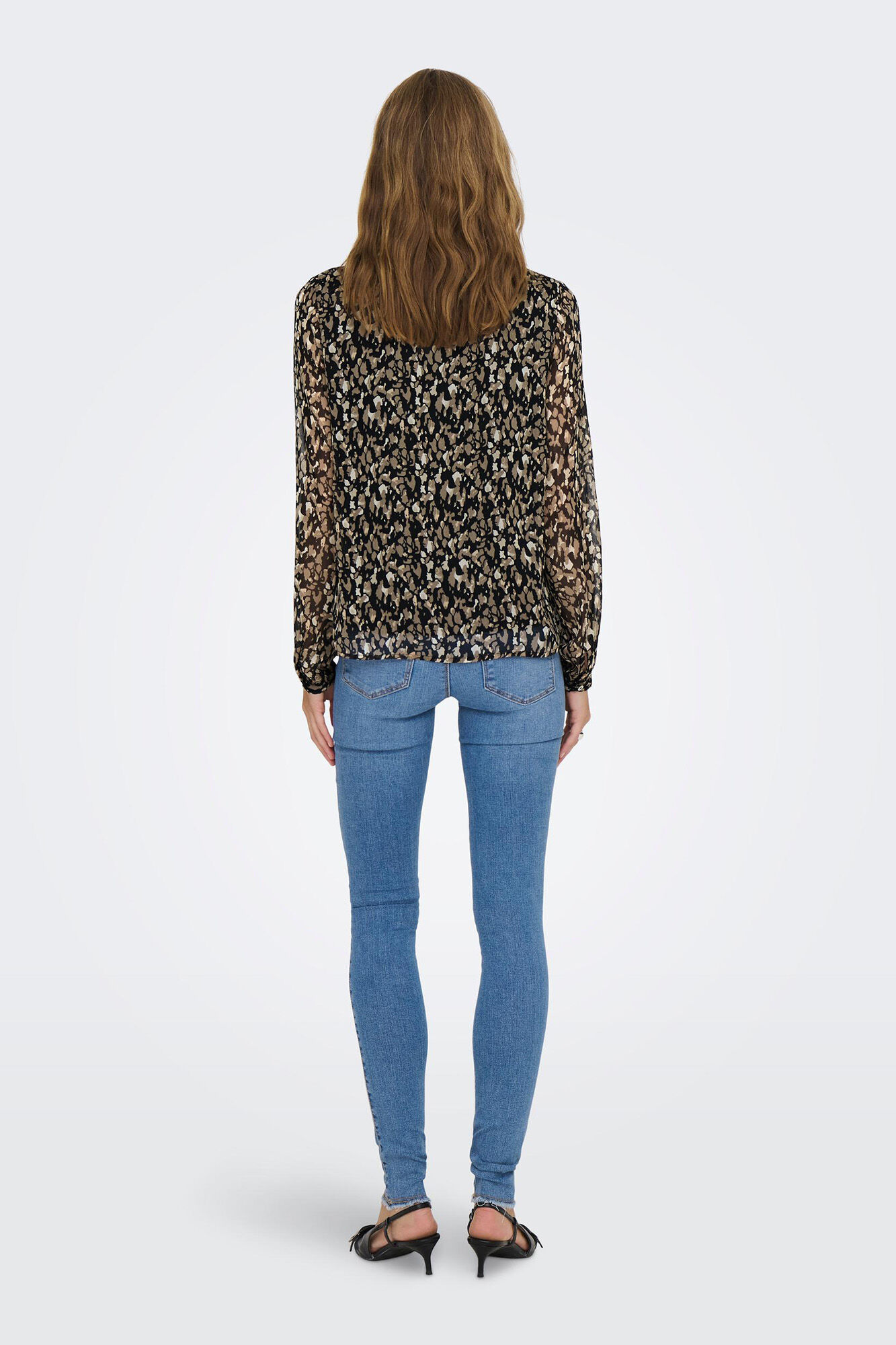 Blusa de mangas compridas
