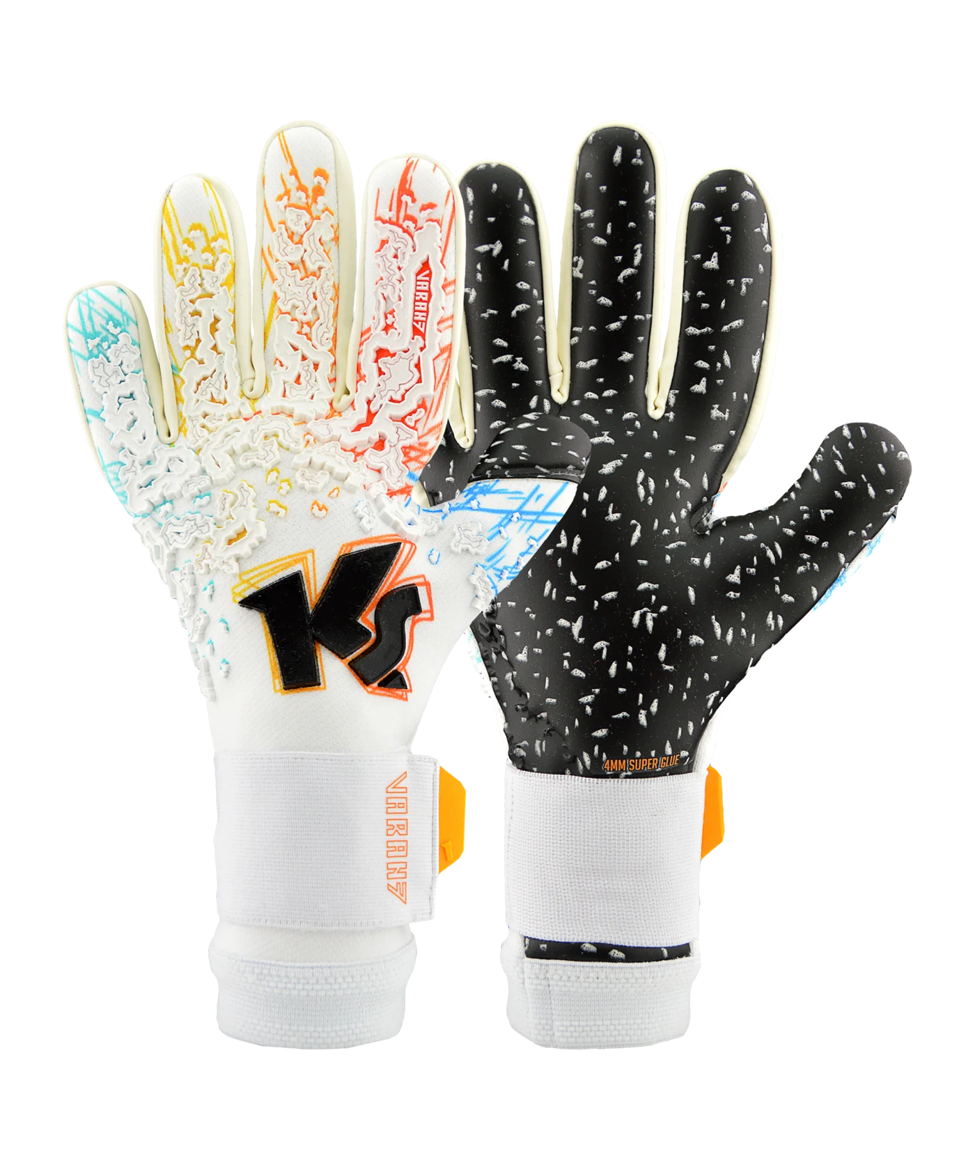 KEEPERsport Varan7 Hero NC TW-Handschuhe Blau Weiss F701