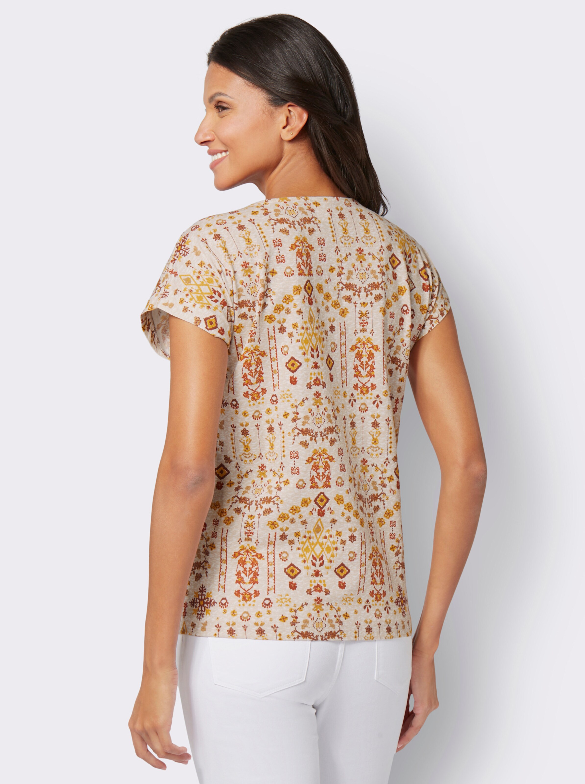 Rundhals-Shirt