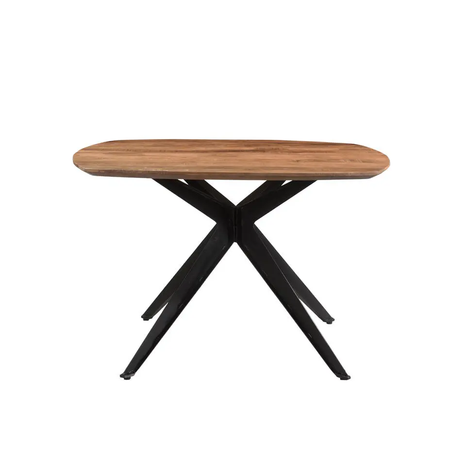 Brix - Eetkamertafel Brix Bjorn - Eettafel- 120cm - Mangohout - Bruin