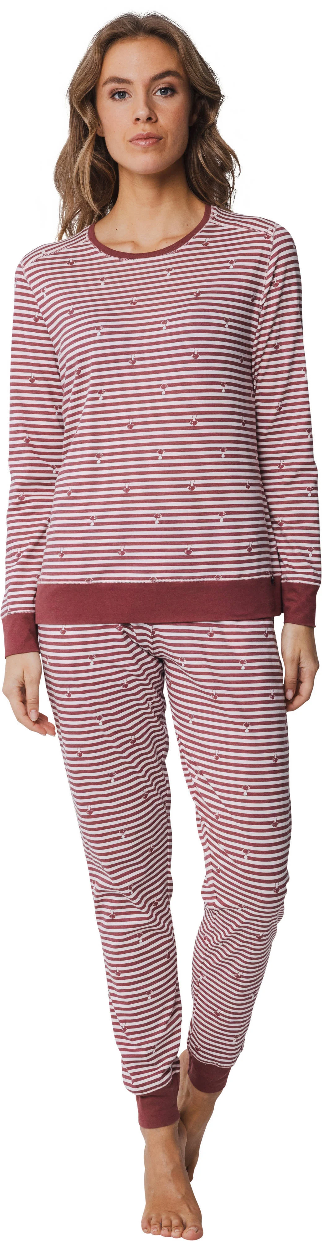 Rebelle pyjama donkerrood
