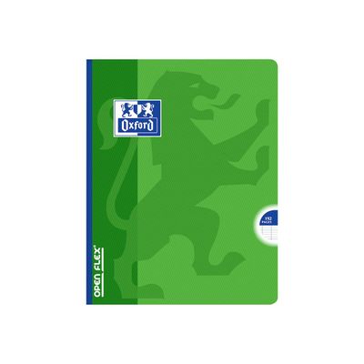 Oxford Openflex - Cahier polypro broché 17 x 22 cm - 192 pages - grands carreaux (Seyes) - disponible dans différentes couleurs