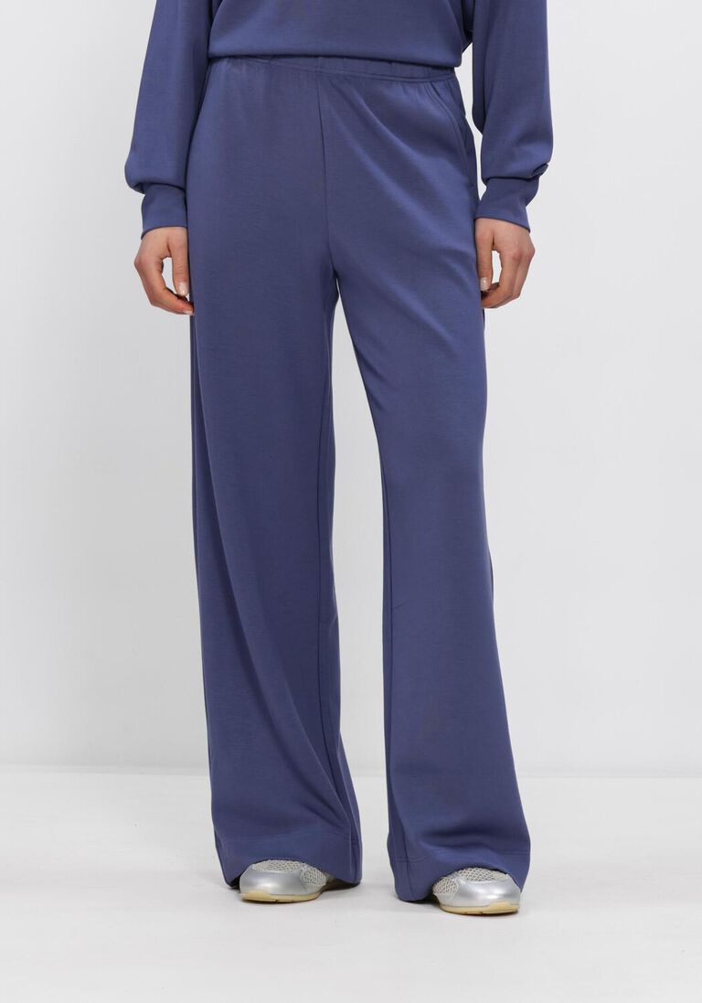 blauwe mos mosh wijde broek mmnima sweatpant
