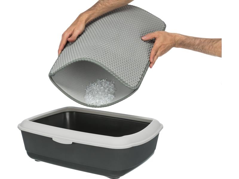 Trixie Sieb-Vorleger für Katzentoiletten 58 × 75 cm, Grösse Sieb-Vorleger für Katzentoiletten