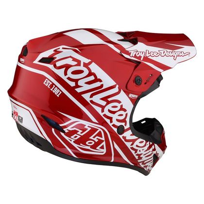 Casque cross TroyLee design GP SLICE YOUTH - Blanc