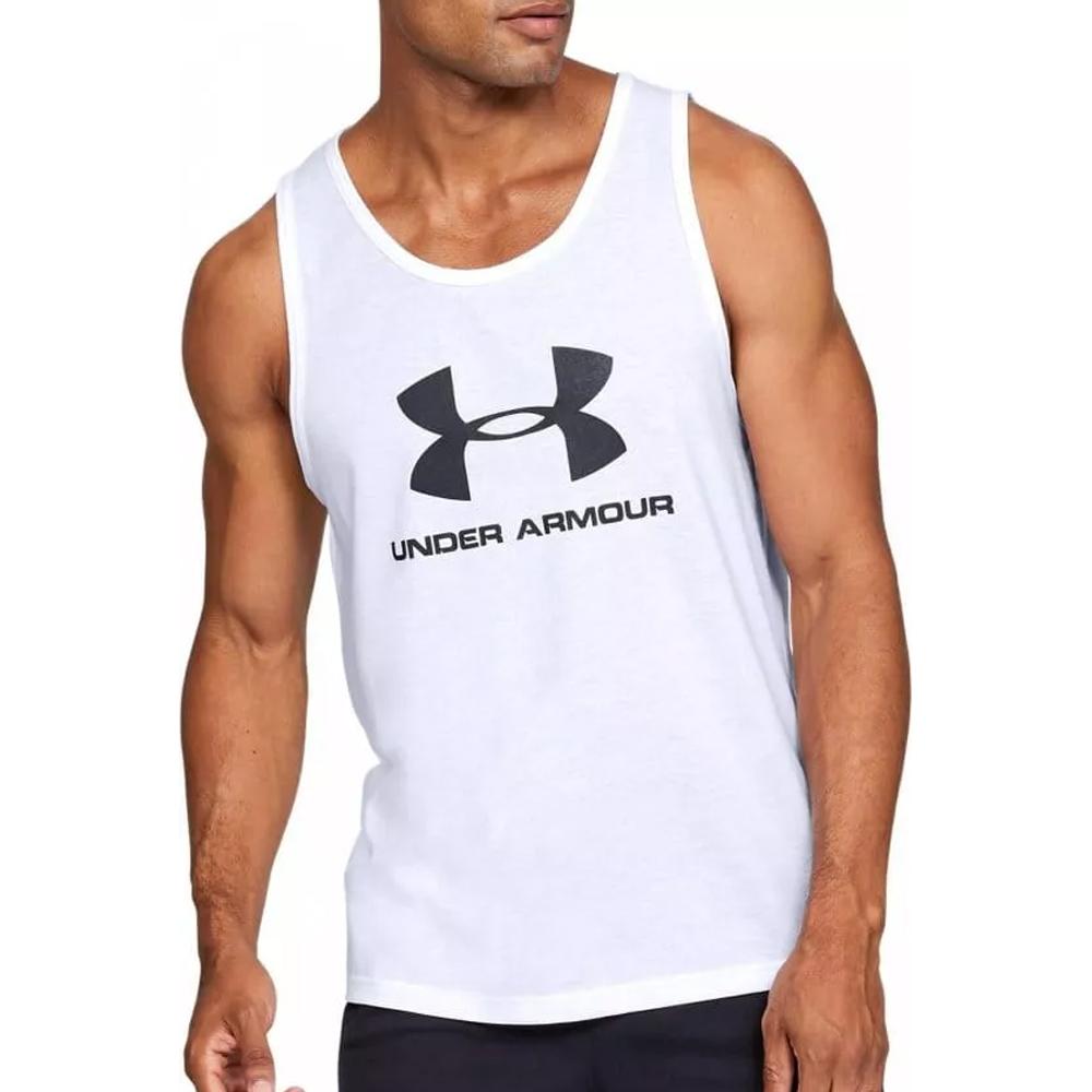 Under Armour Débardeur Blanc/Noir Homme Under Armour Ua Sportstyle