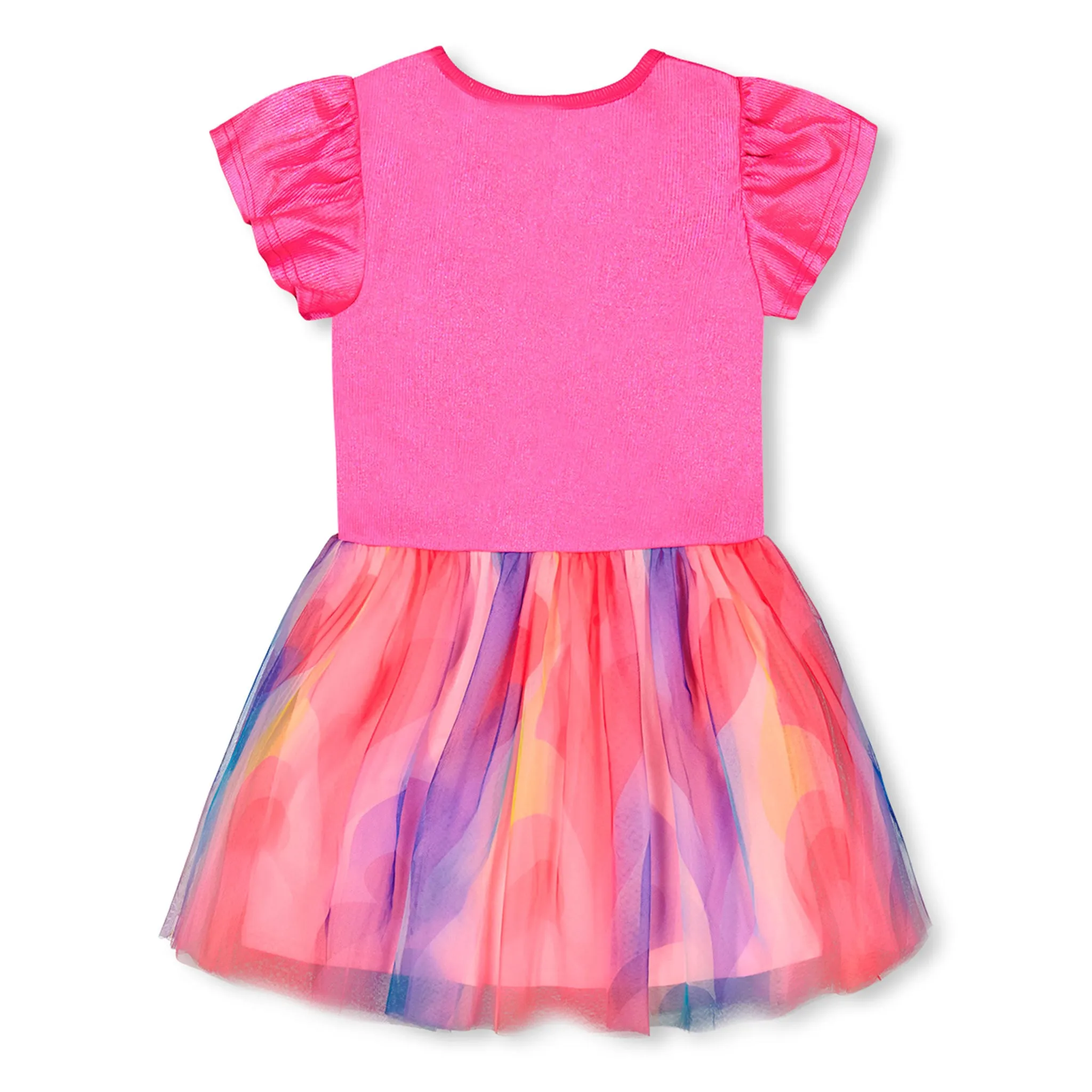 Deux par Deux Robe Mesh Imprimée 7-10ans