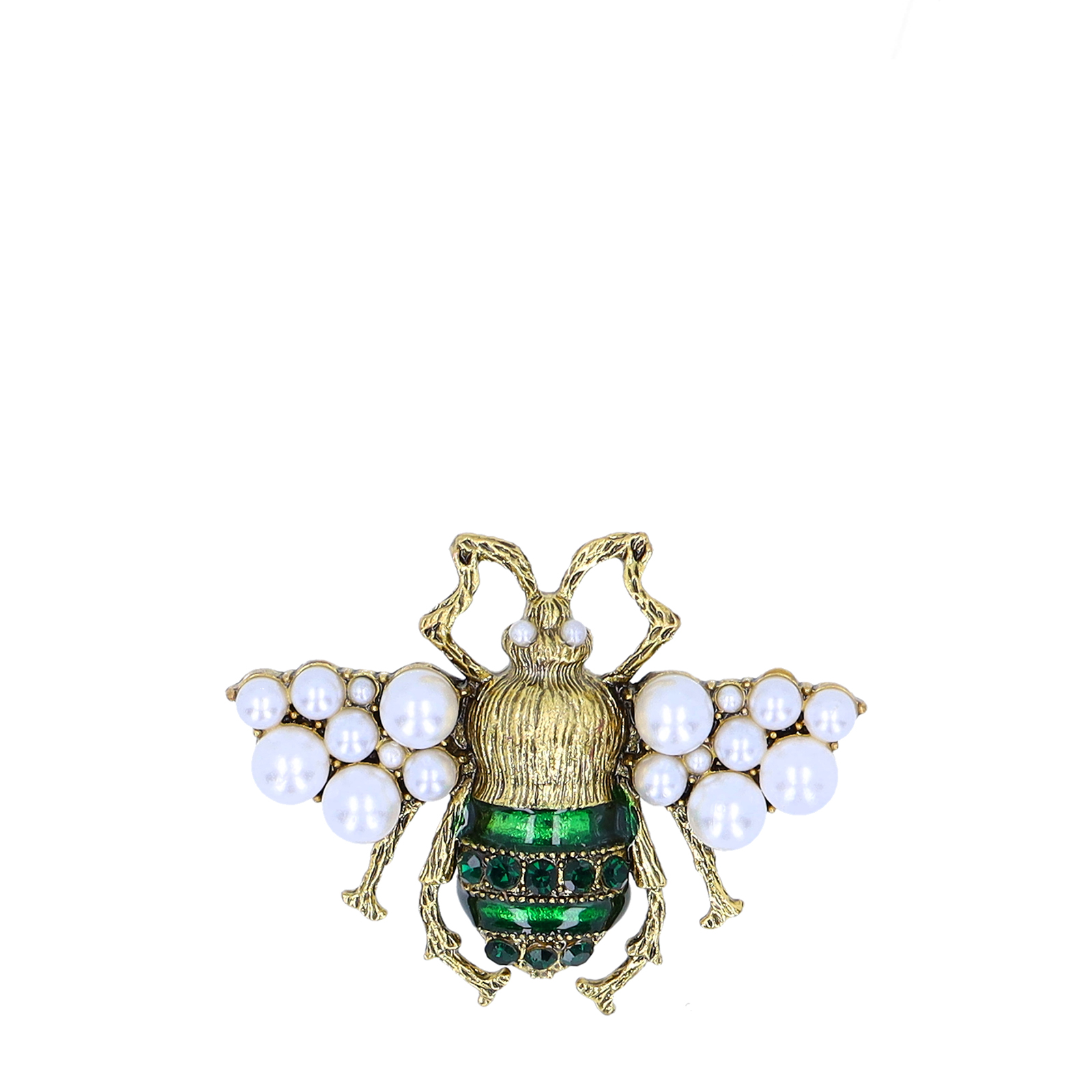 Goudkleurige kever broche