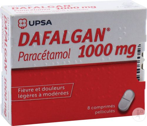 Dafalgan 1000mg Paracétamol 8 Comprimés Pelliculés