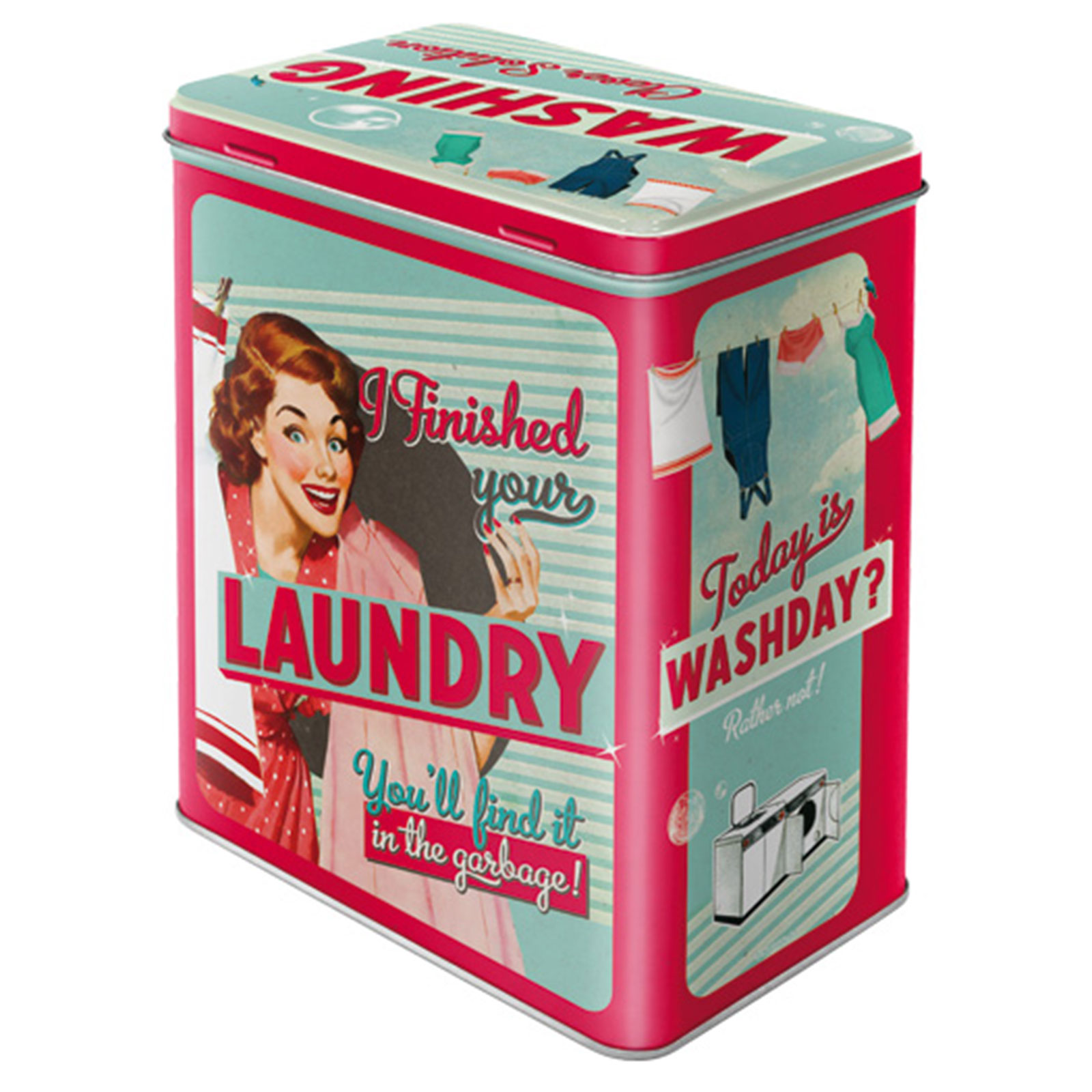 Vorratsdose LAUNDRY - bunt - 2,8 Liter