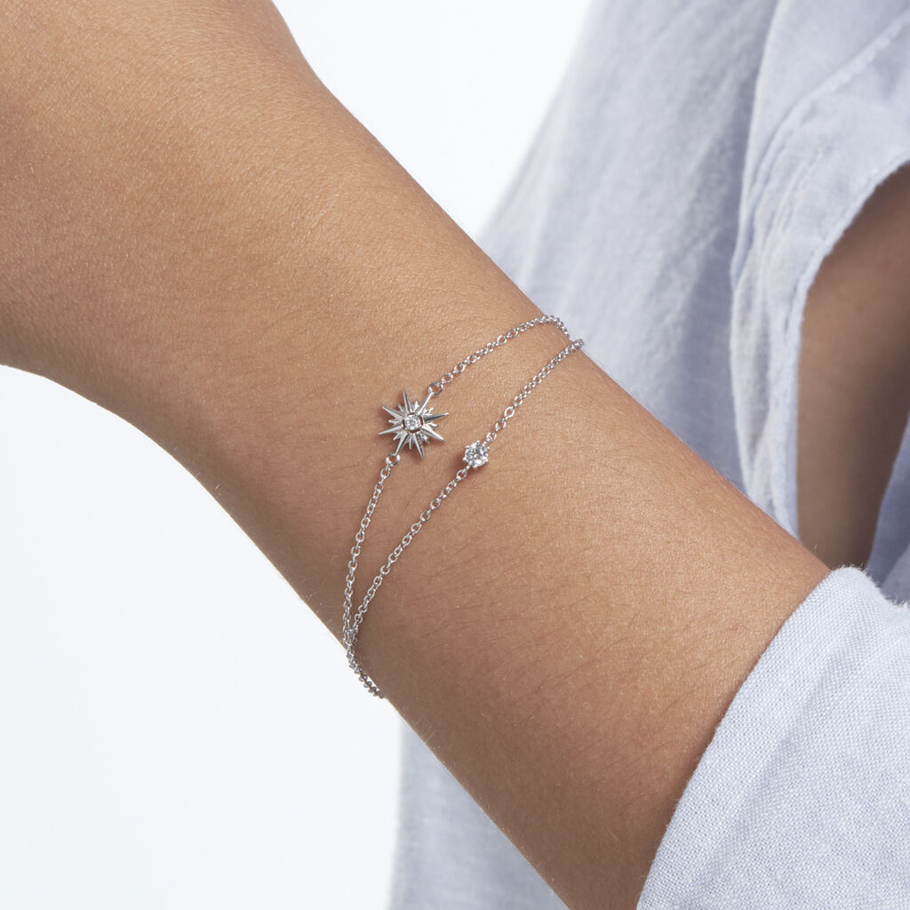 Bracelet Shone Argent Oxyde De Zirconium