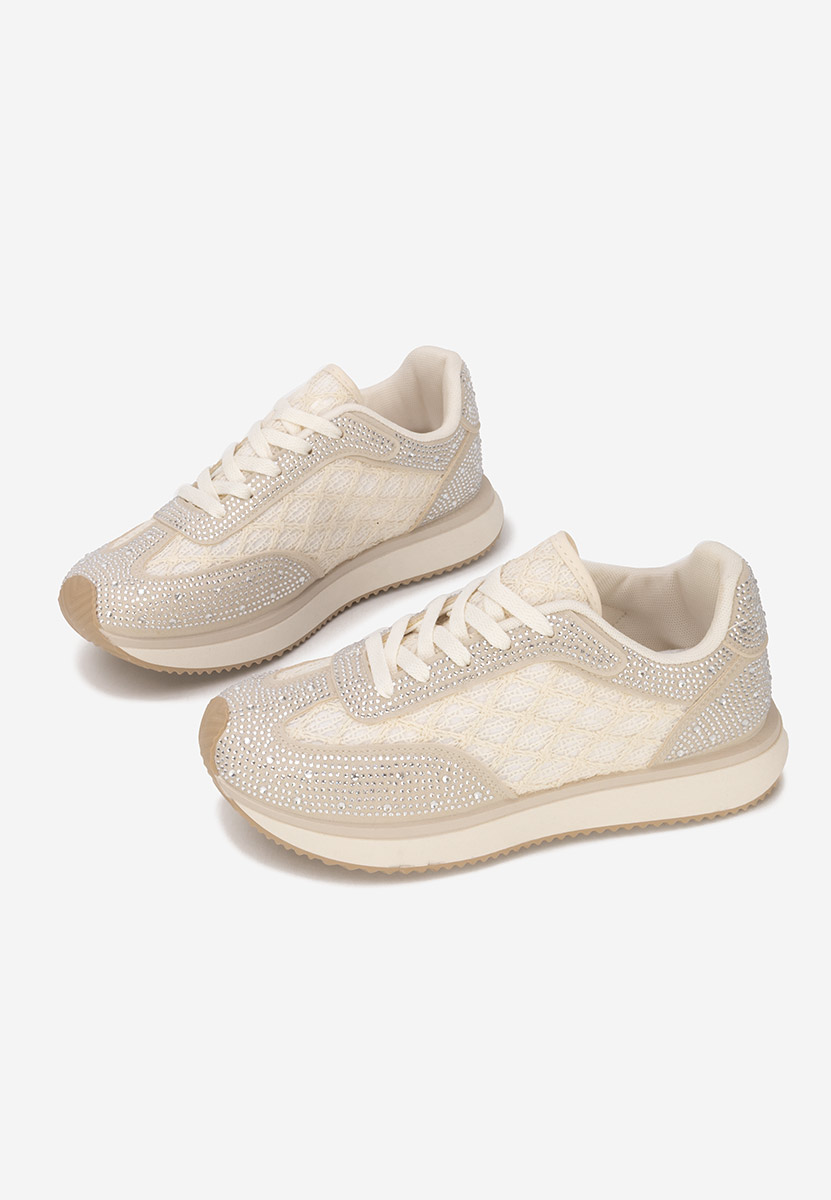 Baskets pour femme beige Zarania
