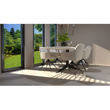 Vloertegel Tundra 60 x 60 cm keramiek grijs/beige 1,44 m²