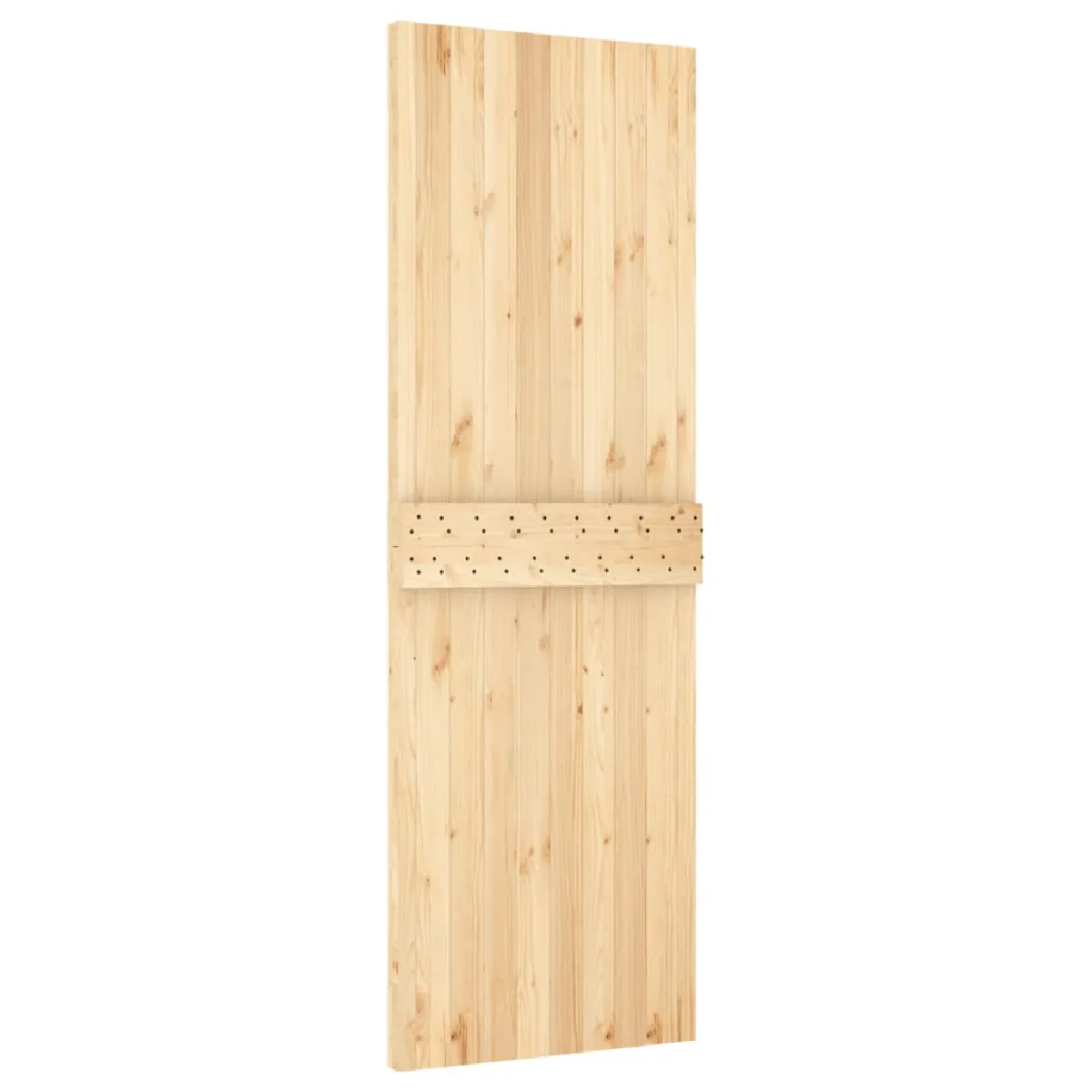 vidaXL Porte coulissante en pin massif - 70x210 cm