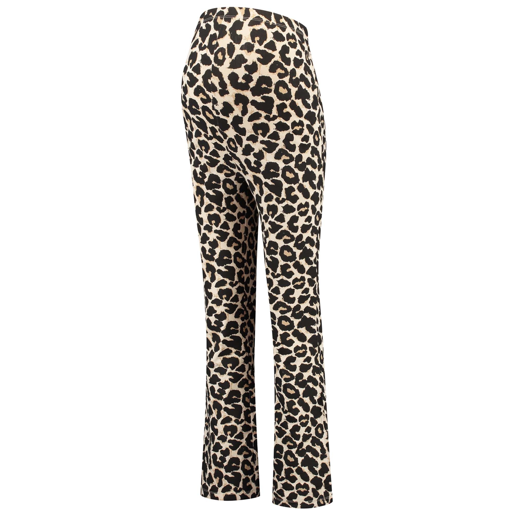 Prénatal zwangerschapsbroek lang dierenprint beige