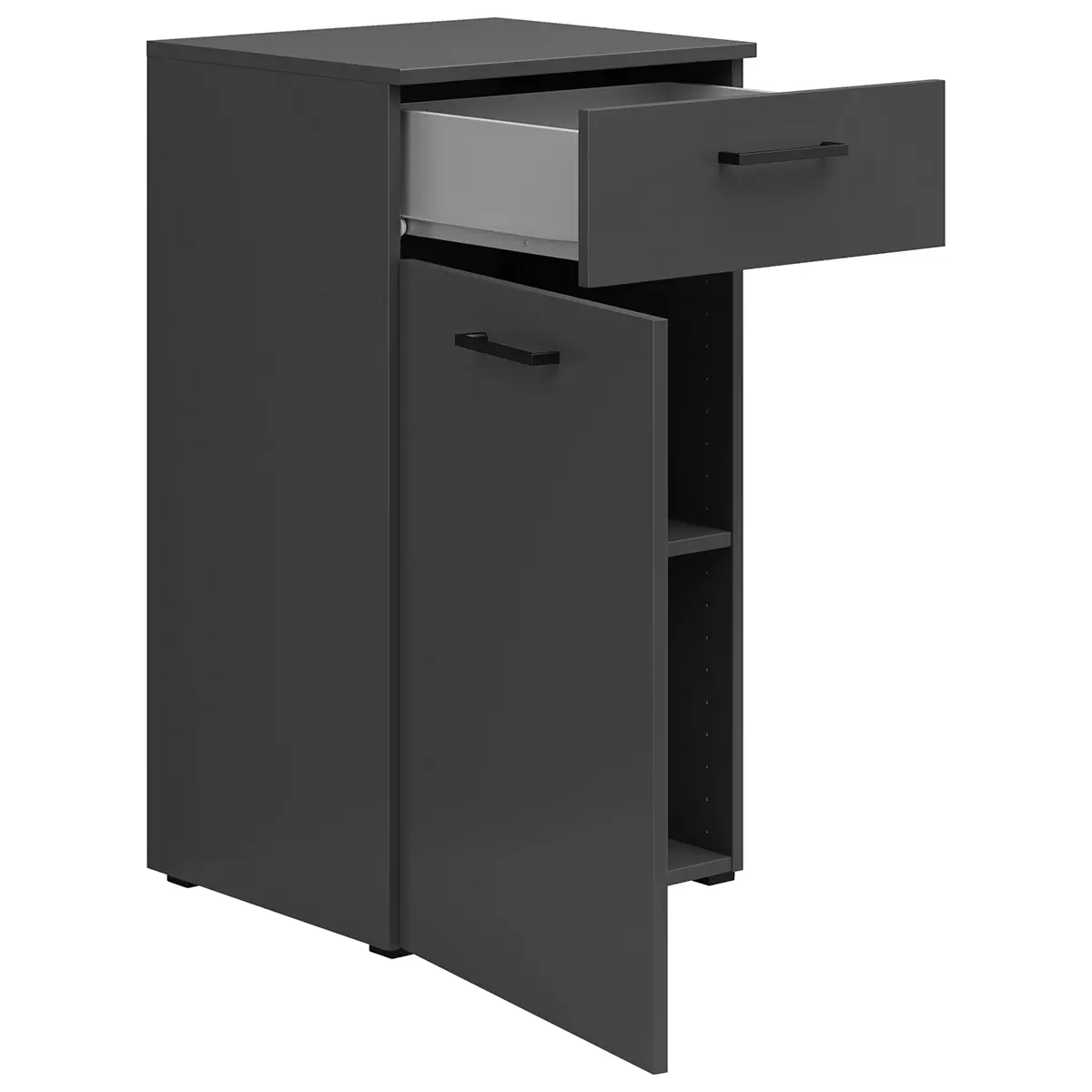 Kommode 1T1L Cabinet Anthrazit
