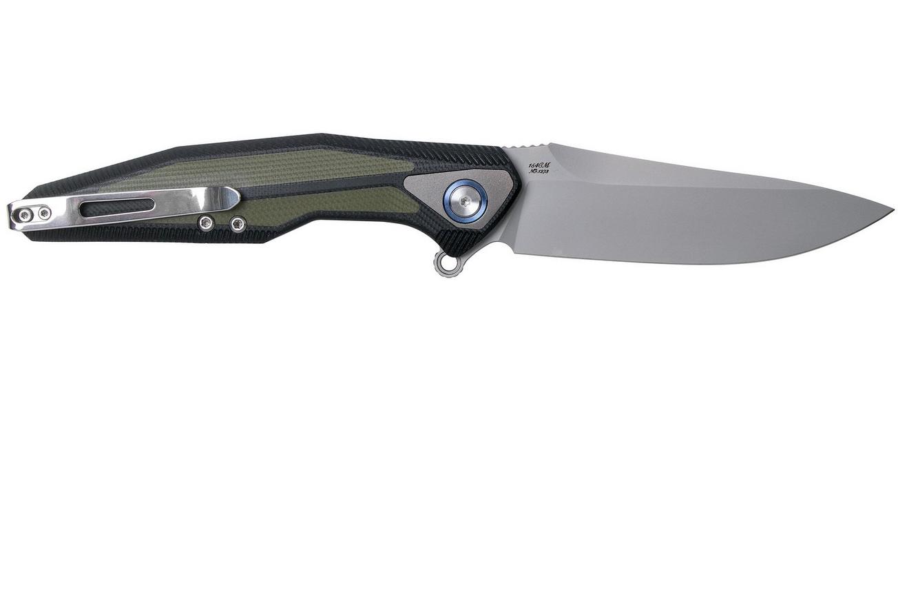 Rike Knife Tulay Black-Green zakmes