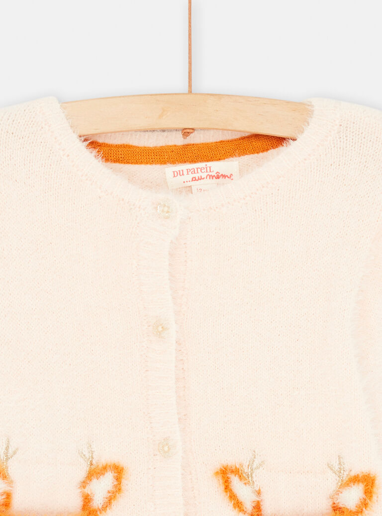 Cardigan manches longues pour bébé fille