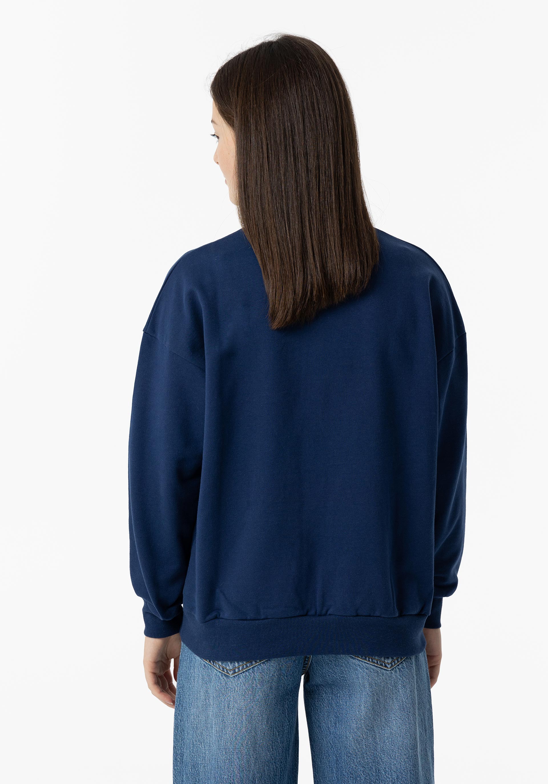Sweatshirt com Mensagem Frontal