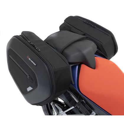 Sacoches cavalières SW-MOTECH PRO BLAZE H AVEC SUPPORT (2 x 20 litres) - Noir